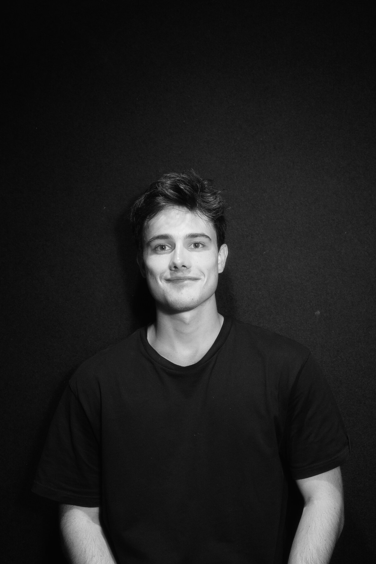 Portrait of Matyas Mayo, smiling
